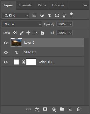 a screen shot of the layers panel in Photoshop showing how to apply a clipping mask in photoshop