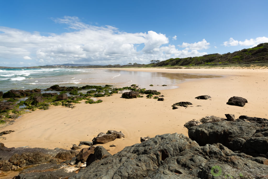 Fiddaman's beach in New South Wales Australia, the location for the photo of the month for march 2020