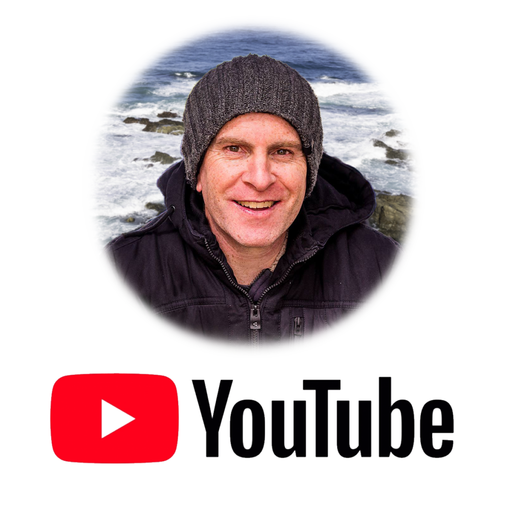 how to follow your passion blog - image of a man in a beanie above the youtube logo
