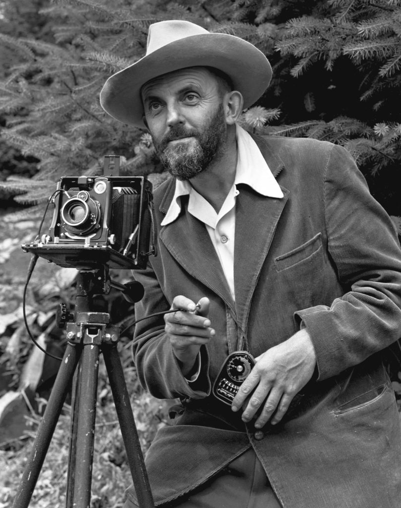 image of Ansel Adams, American landscape photographer and source of many photography quotes